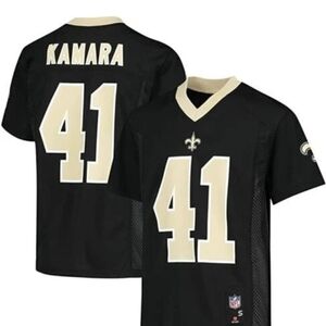 NWT Alvin Kamara New Orleans Saints YOUTH L MID TIER NFL Jersey  (C26)